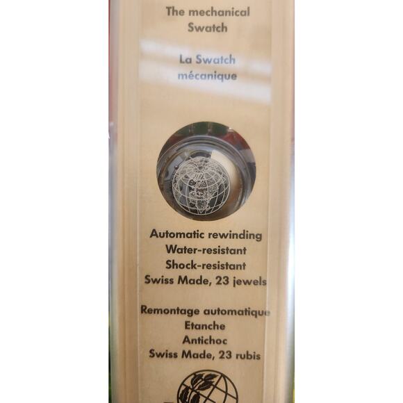 Swatch TIME TO MOVE SAK102 1992 Automatic 23 Jewles watch New Old Stock - Picture 8 of 9